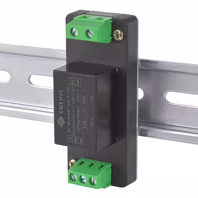 EMC-20-DIN CUI Inc.  Modules de filtrage de ligne électrique